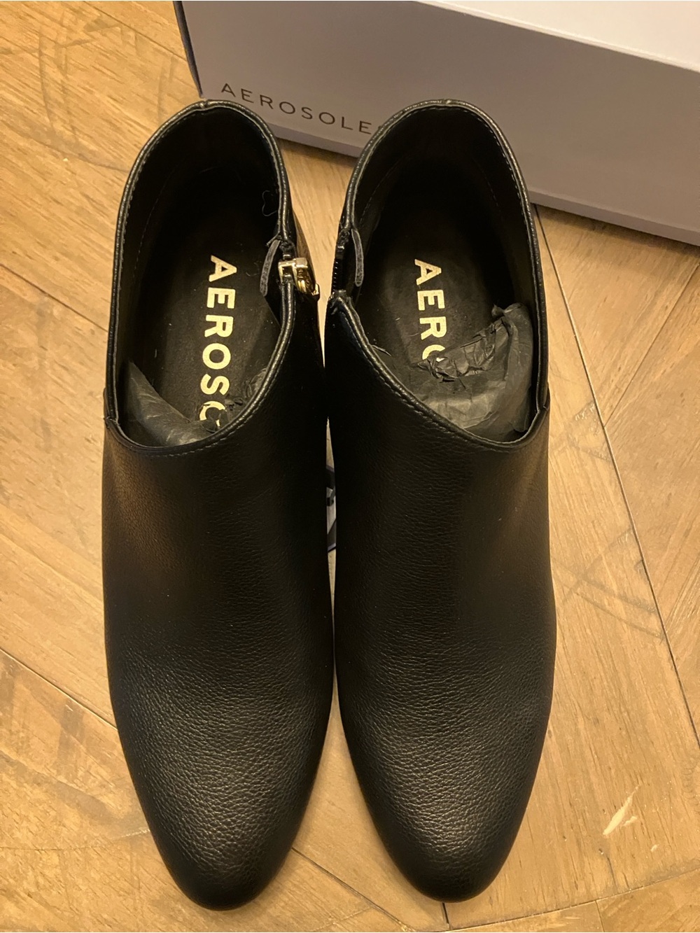 Aerosoles Leather Ankle Boots 8.5
